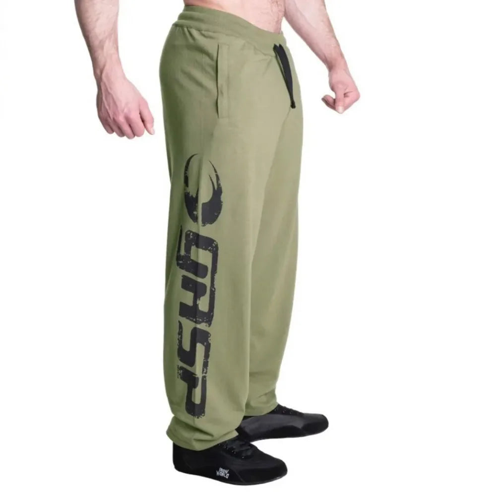 Men’s Straight-Leg Training Sweatpants – Graphic Fitness Joggers for Casual & Gym