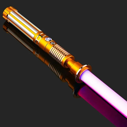 RGB Metal Dueling Lightsaber – Smooth Swing LED Sword with 16 Colors & 16 Sound FX