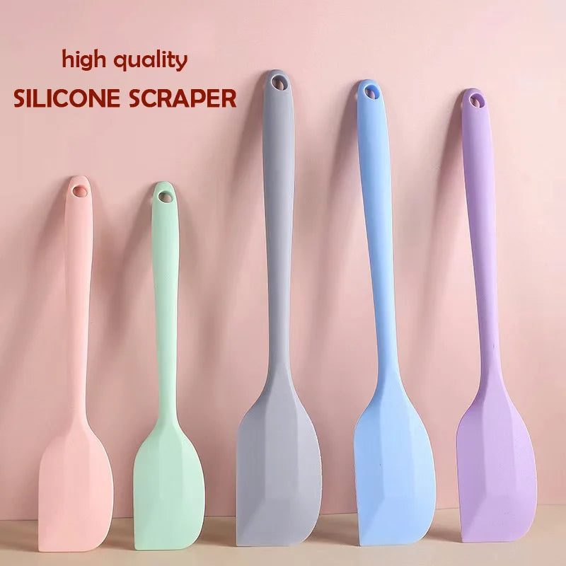 Heat-Resistant Silicone Spatula – Non-Stick Cream Scraper for Baking, Cooking & Mixing