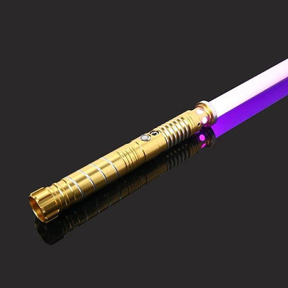 RGB Metal Dueling Lightsaber – Smooth Swing LED Sword with 16 Colors & 16 Sound FX