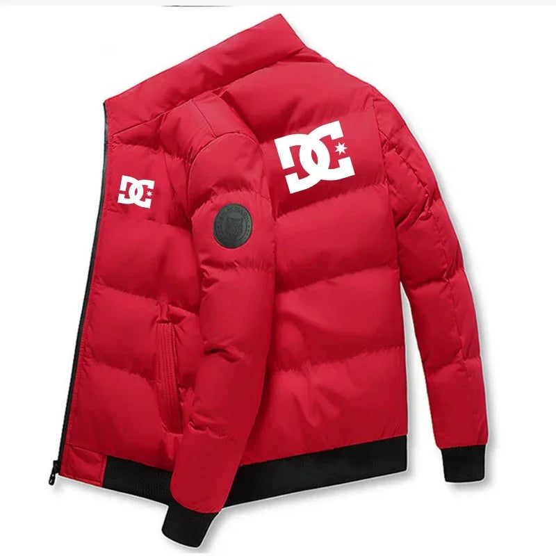 Men’s Insulated Winter Puffer Jacket – Ultra-Warm Fleece Interior & Windproof