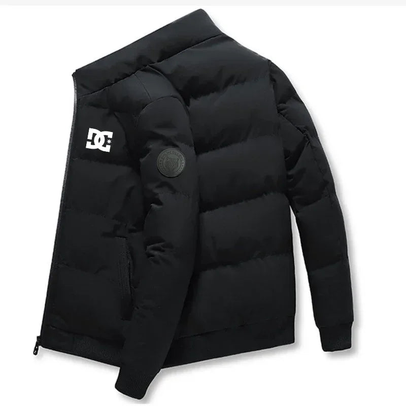 Men’s Insulated Winter Puffer Jacket – Ultra-Warm Fleece Interior & Windproof
