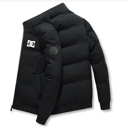 Men’s Insulated Winter Puffer Jacket – Ultra-Warm Fleece Interior & Windproof