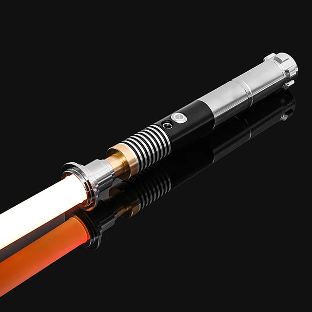 RGB Metal Dueling Lightsaber – Smooth Swing LED Sword with 16 Colors & 16 Sound FX