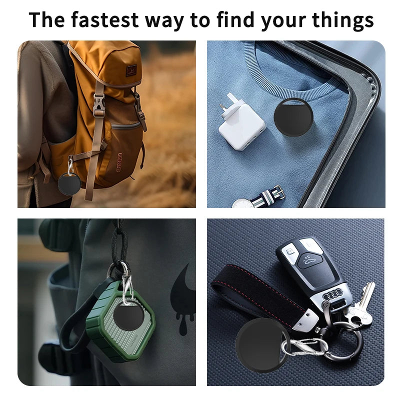 MFi-Certified Smart Bluetooth Tracker | Find My Compatible Tag for Keys &  Devices