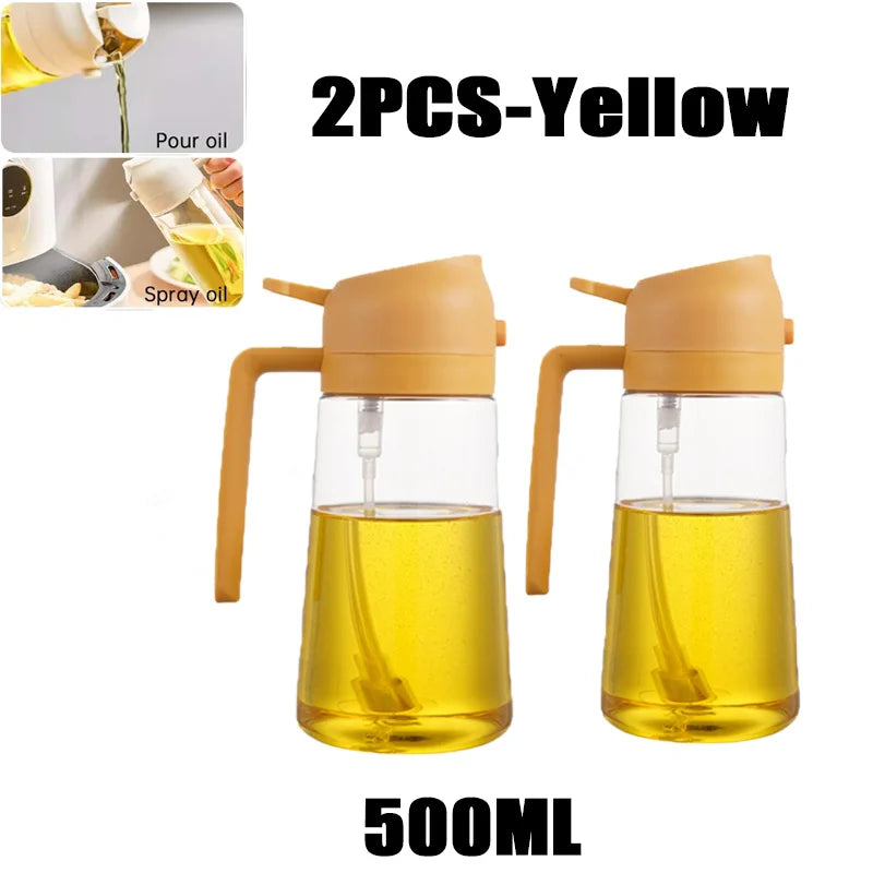 Premium 200–500ml Oil Spray Bottle for Cooking, BBQ & Baking – Fine Mist Olive Oil Sprayer