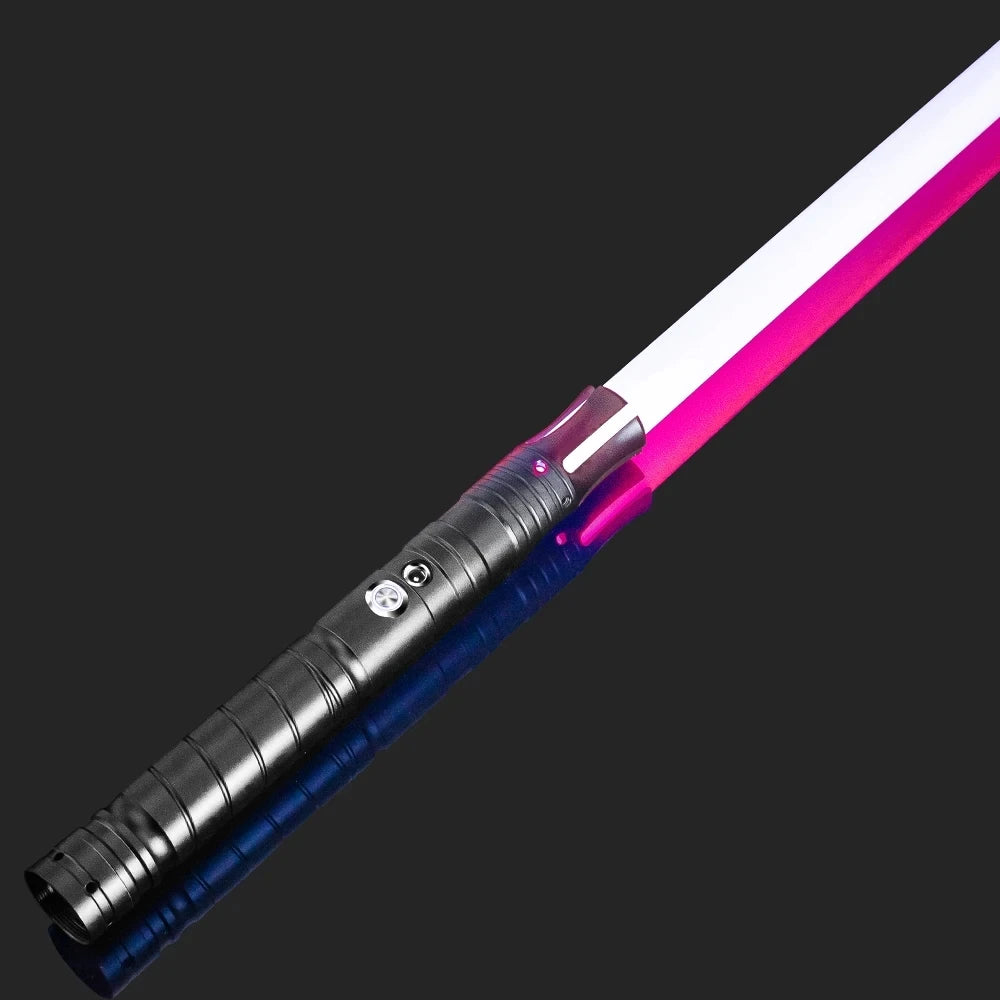 RGB Metal Dueling Lightsaber – Smooth Swing LED Sword with 16 Colors & 16 Sound FX