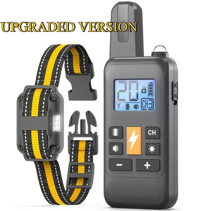 Long-Range Dog Training, Rechargeable, Shock, Vibration & Remote Control Collar