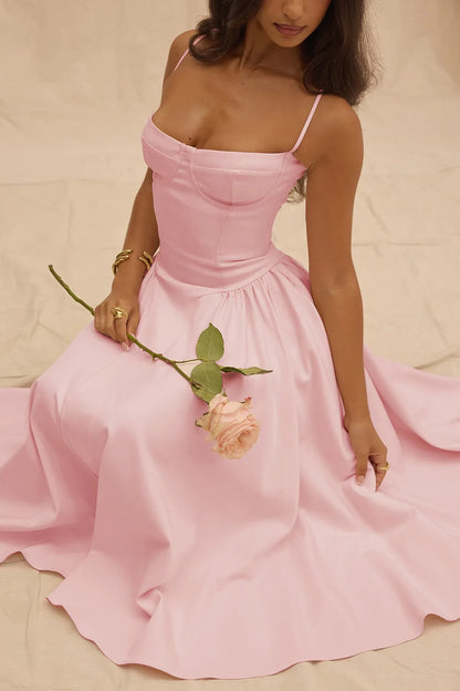 Summer French Vintage Maxi Dress