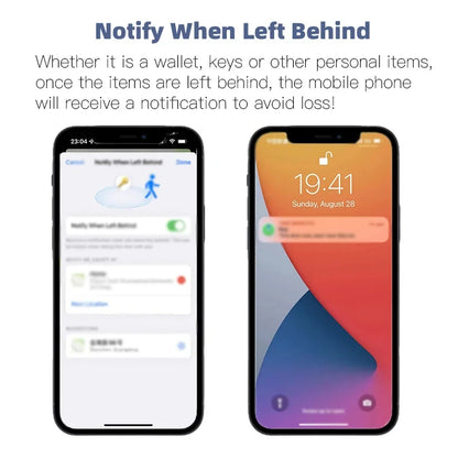 Mini Bluetooth Smart Tracker | Apple Find My Compatible Anti-Loss Tag for Pets, Kids, Keys & Bags