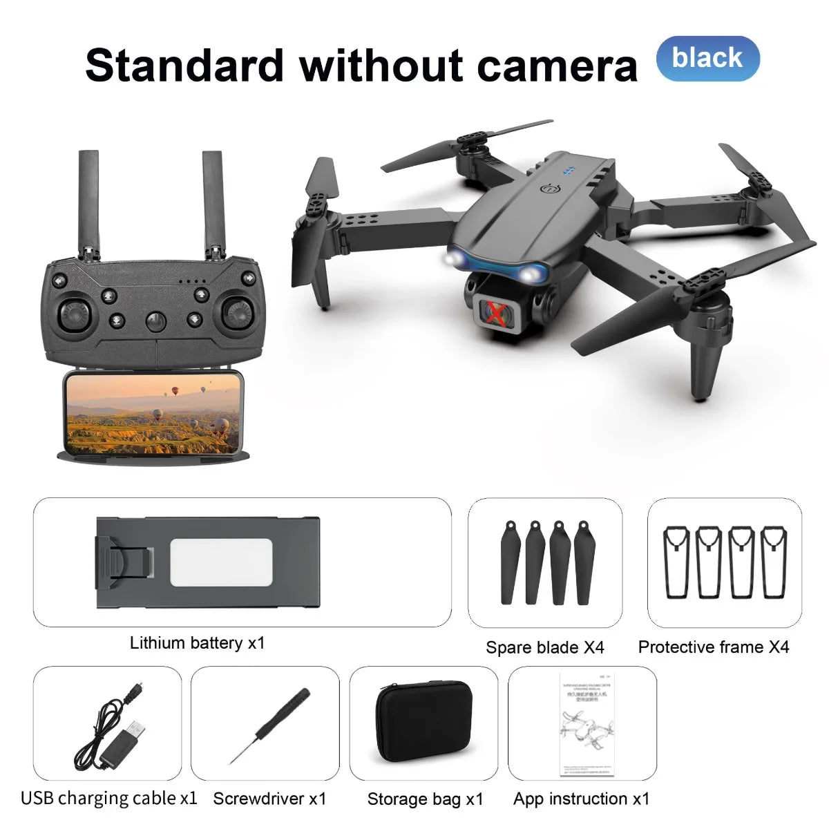 4K Foldable Drone with Obstacle Avoidance – Dual Camera WiFi FPV Quadcopter w/ Altitude Hold