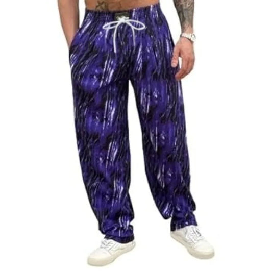 3D Printed Mesh Jogger Pants – Streetwear Sports Pants for Men, Women & Kids