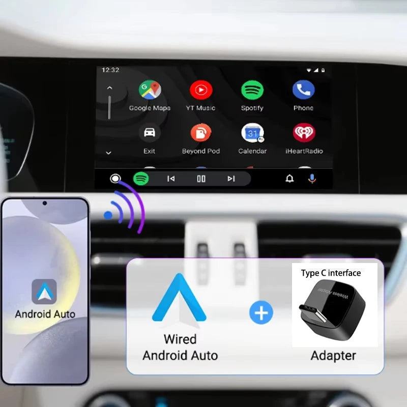 Ultra Mini Wireless CarPlay Adapter – Wireless Android Auto Dongle