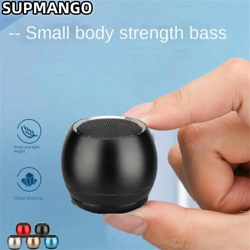 Portable Mini Wireless Bluetooth Gun Metal Speaker - Outdoor Speaker