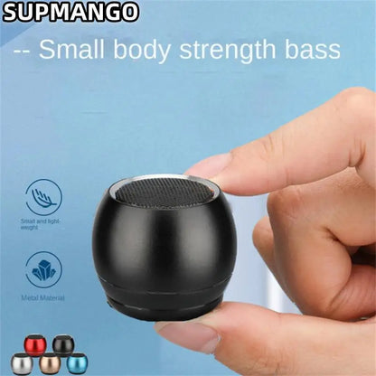 Portable Mini Wireless Bluetooth Gun Metal Speaker - Outdoor Speaker