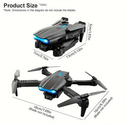 4K Foldable Drone – Dual Camera WiFi FPV Quadcopter with Altitude Hold, Optical Flow & One-Key Return