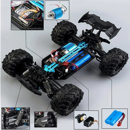 1:16 Scale 4WD High-Speed RC Monster Truck – 50KM/H Drift Car with 390 Modified Motor & Shock Absorber System
