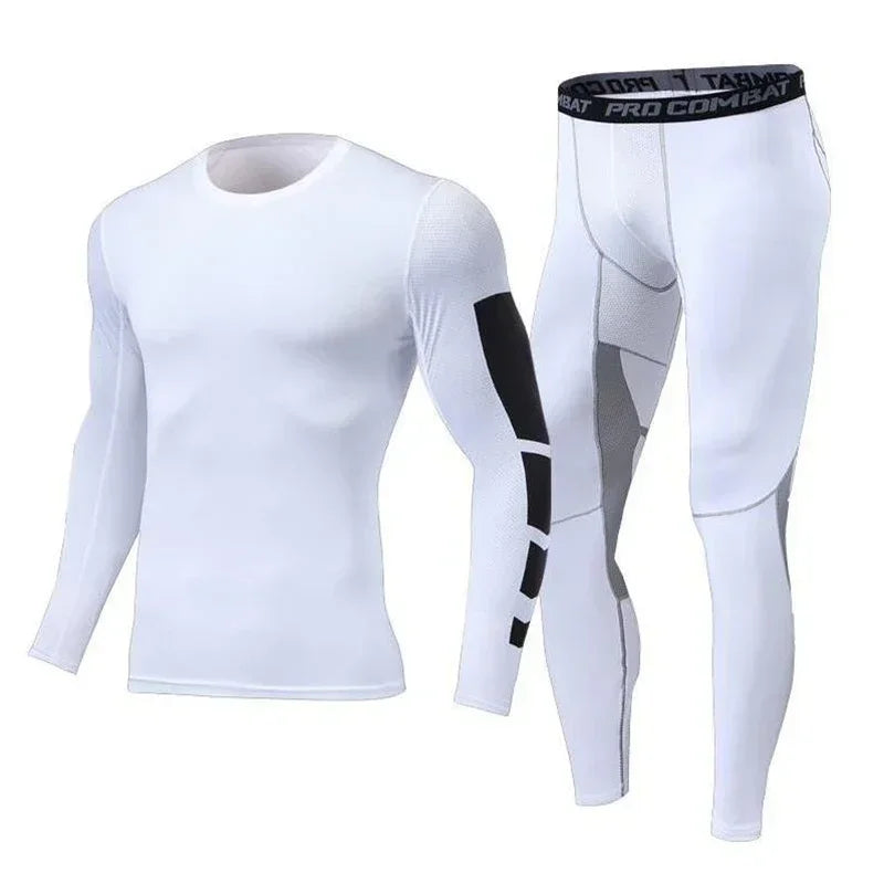 Men’s Compression Training Set – 3-Piece Running, Workout & Fitness Tracksuit