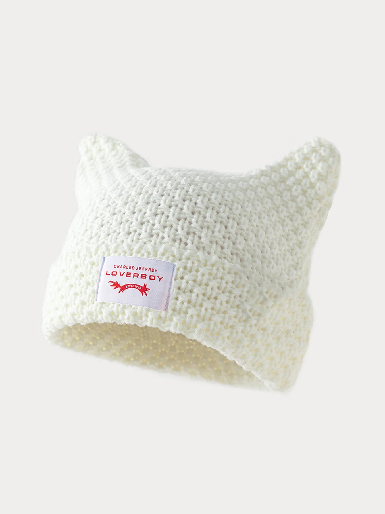 Cat Ear Knit Beanie – Warm Winter Crochet Hat for Men & Women, Soft Kawaii Streetwear