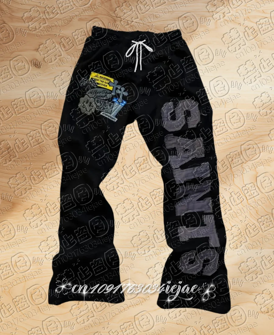 Men’s 3D Printed Mesh Streetwear Pants – Breathable Athletic Fashion Joggers