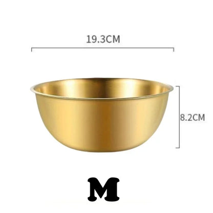 Stainless Steel Mixing Bowl Set with Measurement Scale – Non-Slip, Prep & Baking Bowls (1–3 Piece Options)