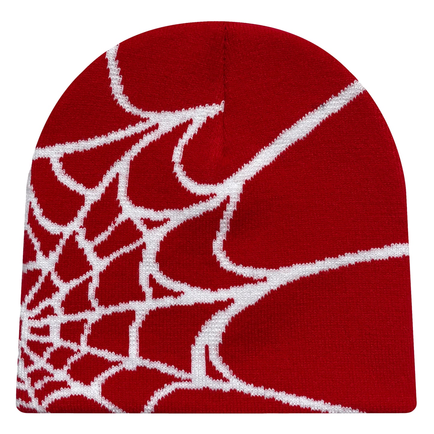Y2K Spider Web Knit Beanie – Streetwear Skullcap for Men & Women, Rider Hat