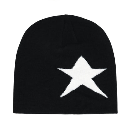 Graphic Knit Beanie for Adults – Warm Winter Streetwear with Bold Letter & Icon Designs