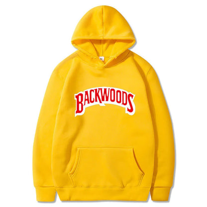 Backwoods Graphic Hoodie – Unisex Streetwear Sweatshirt, Hip-Hop Style