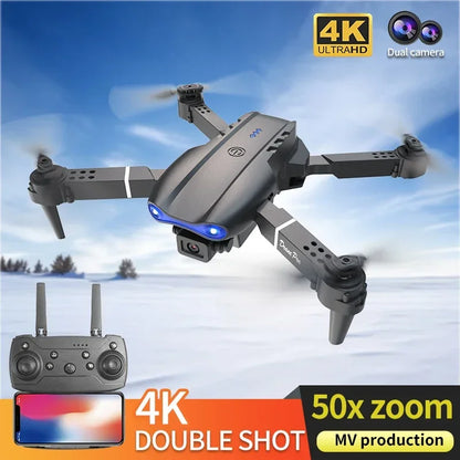 4K Foldable Drone – Dual Camera WiFi FPV Quadcopter with Altitude Hold, Optical Flow & One-Key Return