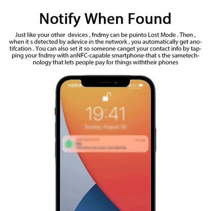 Mini Bluetooth Smart Tracker | Apple Find My Compatible Anti-Loss Tag for Pets, Kids, Keys & Bags