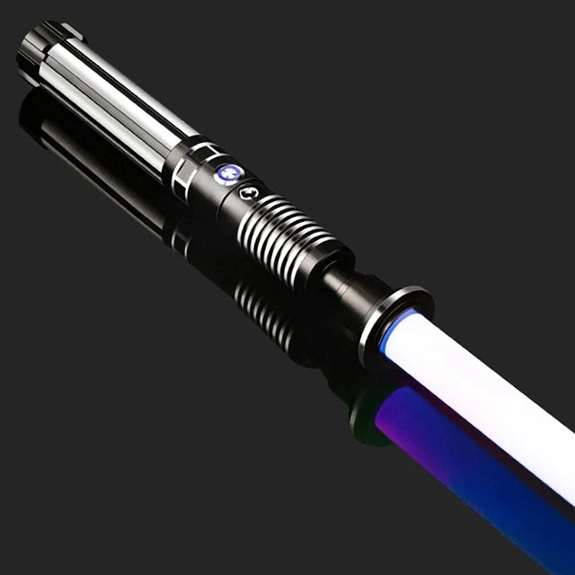 RGB Metal Dueling Lightsaber – Smooth Swing LED Sword with 16 Colors & 16 Sound FX
