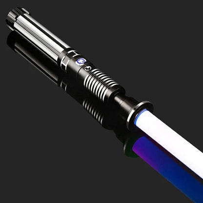 RGB Metal Dueling Lightsaber – Smooth Swing LED Sword with 16 Colors & 16 Sound FX