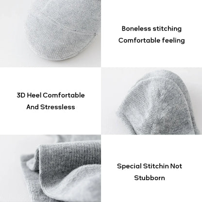 6-Pair Women’s No-Show Cotton Liner Socks – Low-Cut Non-Slip Invisible Ankle Socks