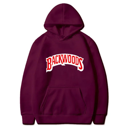 Backwoods Graphic Hoodie – Unisex Streetwear Sweatshirt, Hip-Hop Style