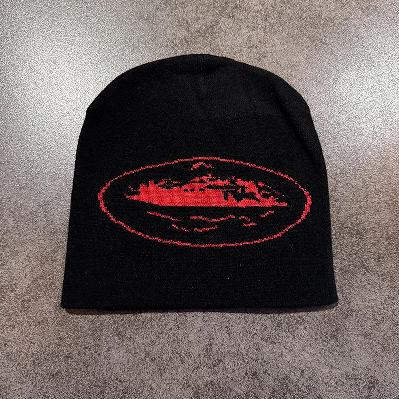 Cruise Logo Knit Beanie – Warm Streetwear Hat for Unisex Hip-Hop Skullcap