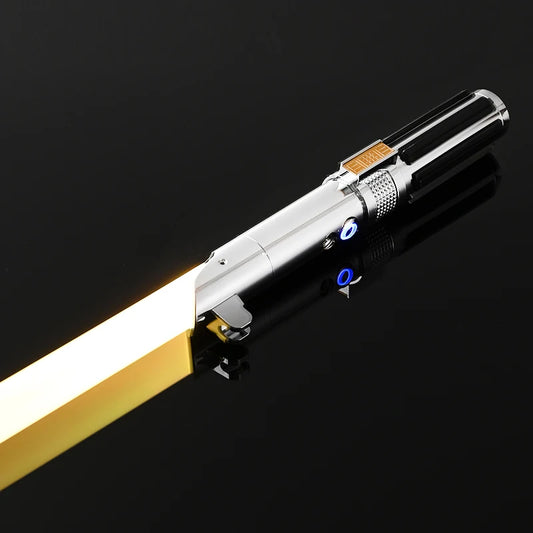 RGB Metal Dueling Lightsaber – Smooth Swing LED Sword with 16 Colors & 16 Sound FX