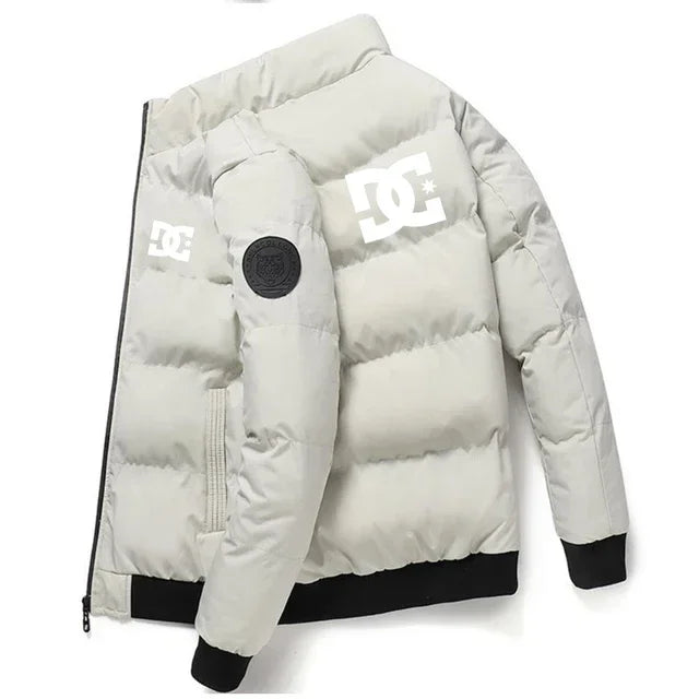 Men’s Insulated Winter Puffer Jacket – Ultra-Warm Fleece Interior & Windproof