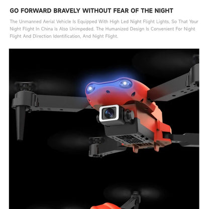 4K Foldable Drone with Obstacle Avoidance – Dual Camera WiFi FPV Quadcopter w/ Altitude Hold