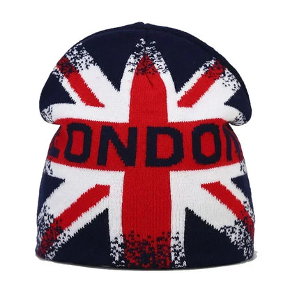 Graphic Knit Beanie for Adults – Warm Winter Streetwear with Bold Letter & Icon Designs