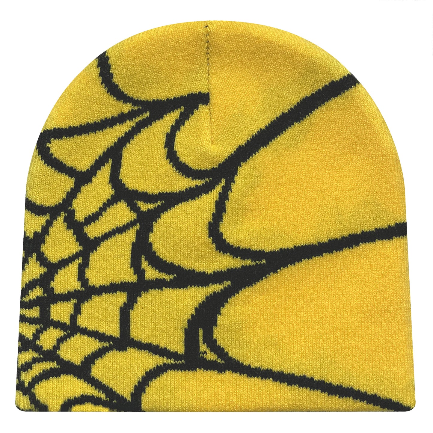 Y2K Spider Web Knit Beanie – Streetwear Skullcap for Men & Women, Rider Hat