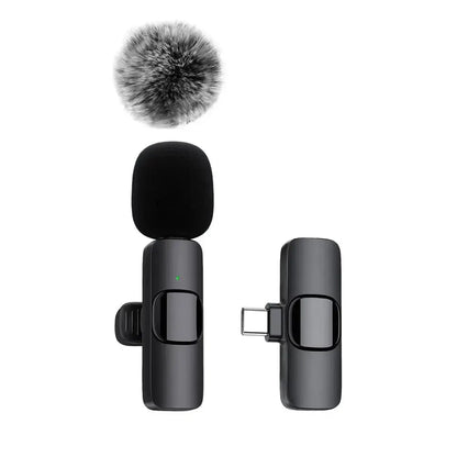 Wireless Mic for iPhone & Android – Noise-Reduction Clip-On Microphone for Streaming & Mobile Video