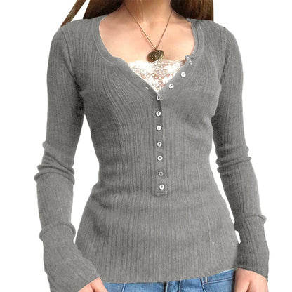 Vintage Babydoll Knit Sweater Top – Long Sleeve Cottagecore Milkmaid Pullover | Soft Knit Aesthetic Sweater