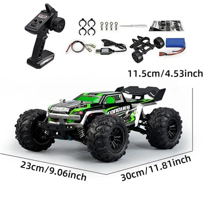 1:16 Scale 4WD High-Speed RC Monster Truck – 50KM/H Drift Car with 390 Modified Motor & Shock Absorber System