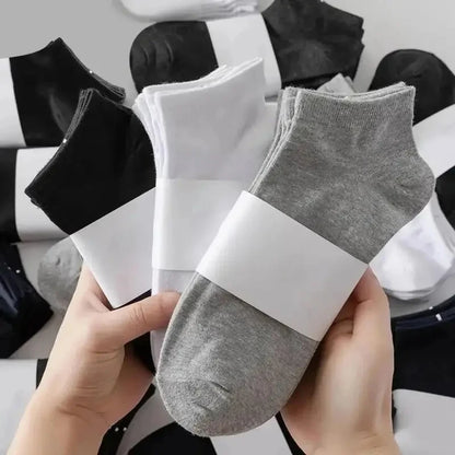 Unisex Comfort-Fit Ankle Socks – 5–10 Pair Breathable Lightweight Everyday Sport Socks