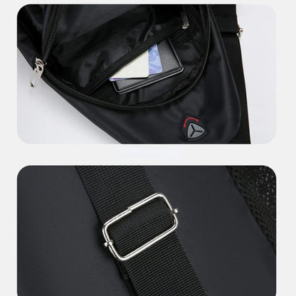 Crossbody Chest Bag With Bottle Holder – Lightweight Travel Sling Pack for Men & Women