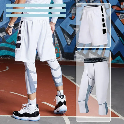 Men’s Compression Training Set – 3-Piece Running, Workout & Fitness Tracksuit