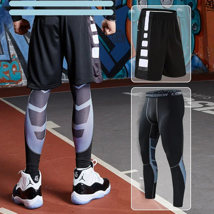 Men’s Compression Training Set – 3-Piece Running, Workout & Fitness Tracksuit