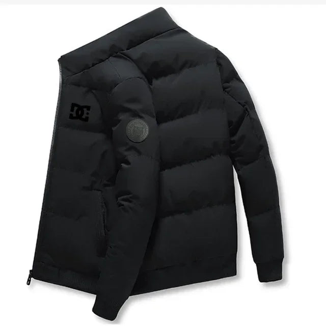 Men’s Insulated Winter Puffer Jacket – Ultra-Warm Fleece Interior & Windproof