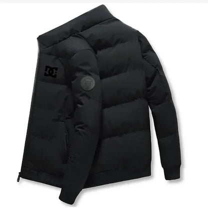 Men’s Insulated Winter Puffer Jacket – Ultra-Warm Fleece Interior & Windproof