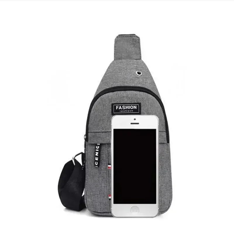 Men’s Crossbody Sling Bag –Travel Chest Pack for Running, Hiking & Everyday Carry